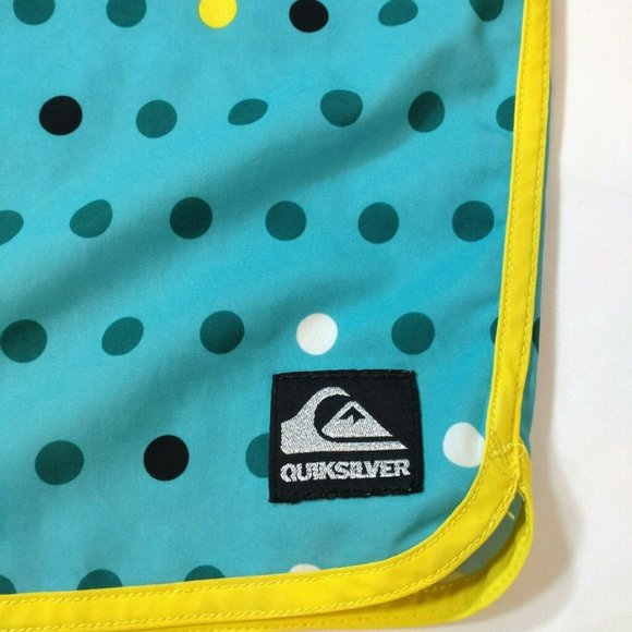 Quicksilver poka dot women's board shorts Size 31 Aqua colour - Picture 5 of 10